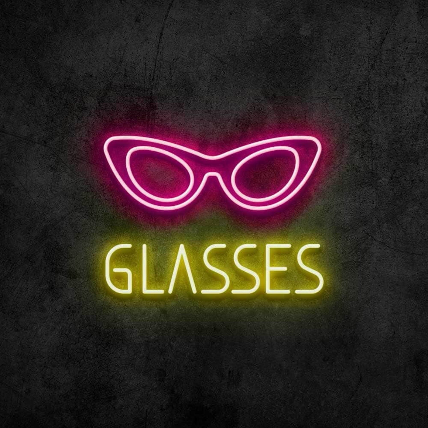 Glasses Led Neon Sign For Fashion And Optical Shops | Shineneon