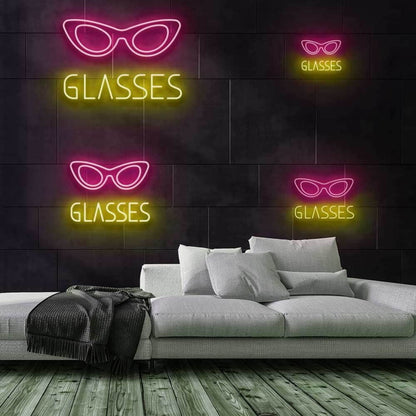 Glasses Led Neon Sign For Fashion And Optical Shops | Shineneon