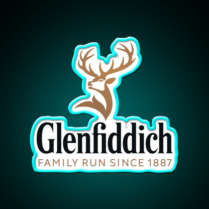 Glenfiddich Distillery Whiskey Drink Bar Led Neon Sign Rgb Color