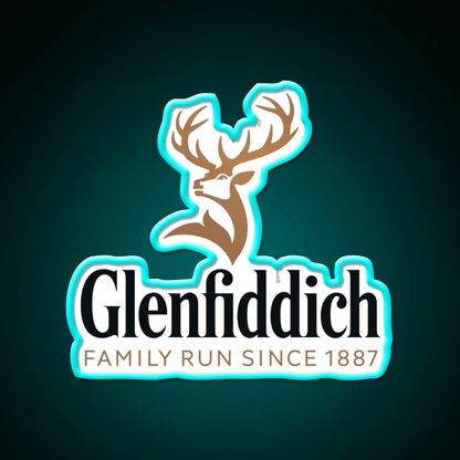 Glenfiddich Distillery Whiskey Drink Bar Led Neon Sign Rgb Color - Shineneon