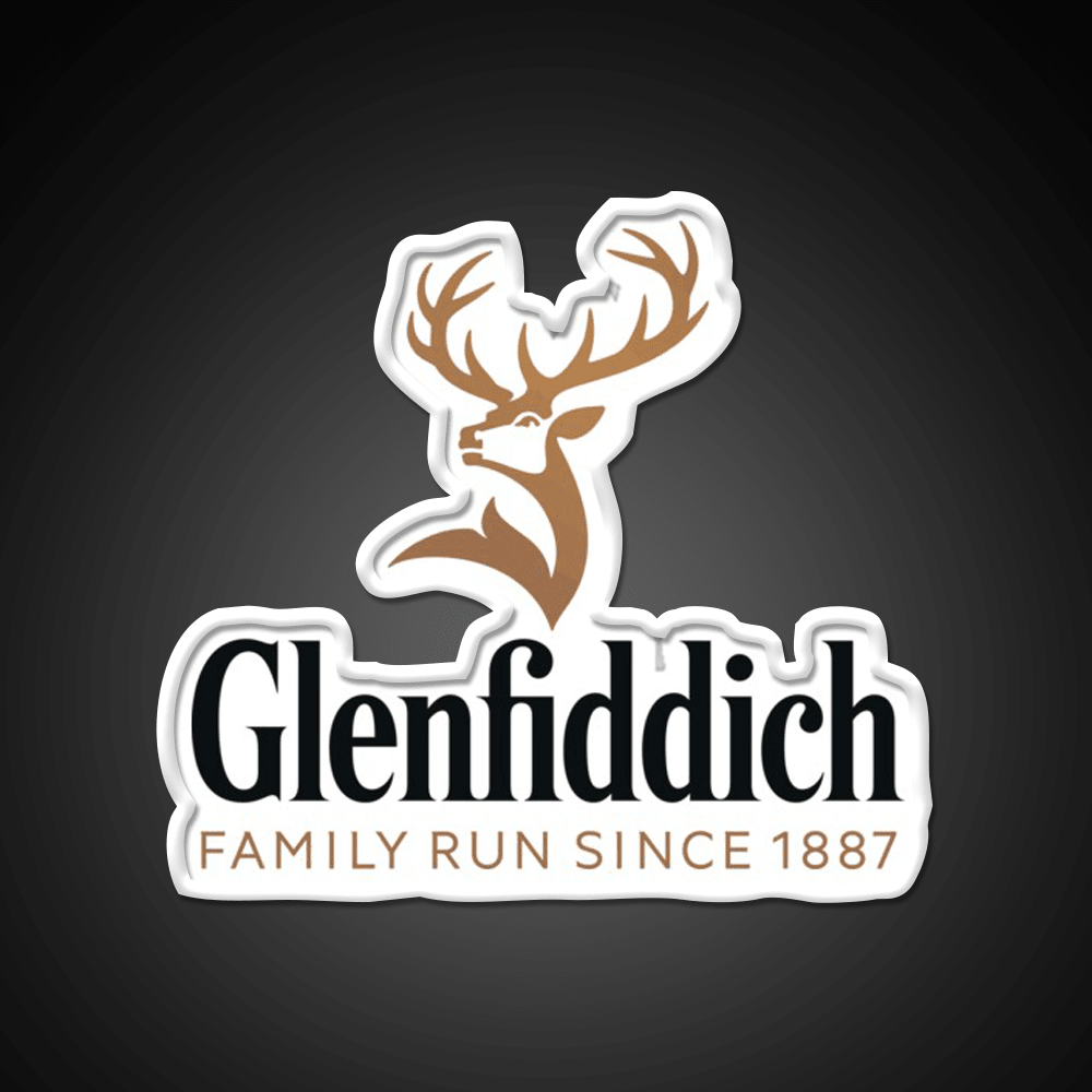 Glenfiddich Distillery Whiskey Drink Bar Led Neon Sign Rgb Color - Shineneon