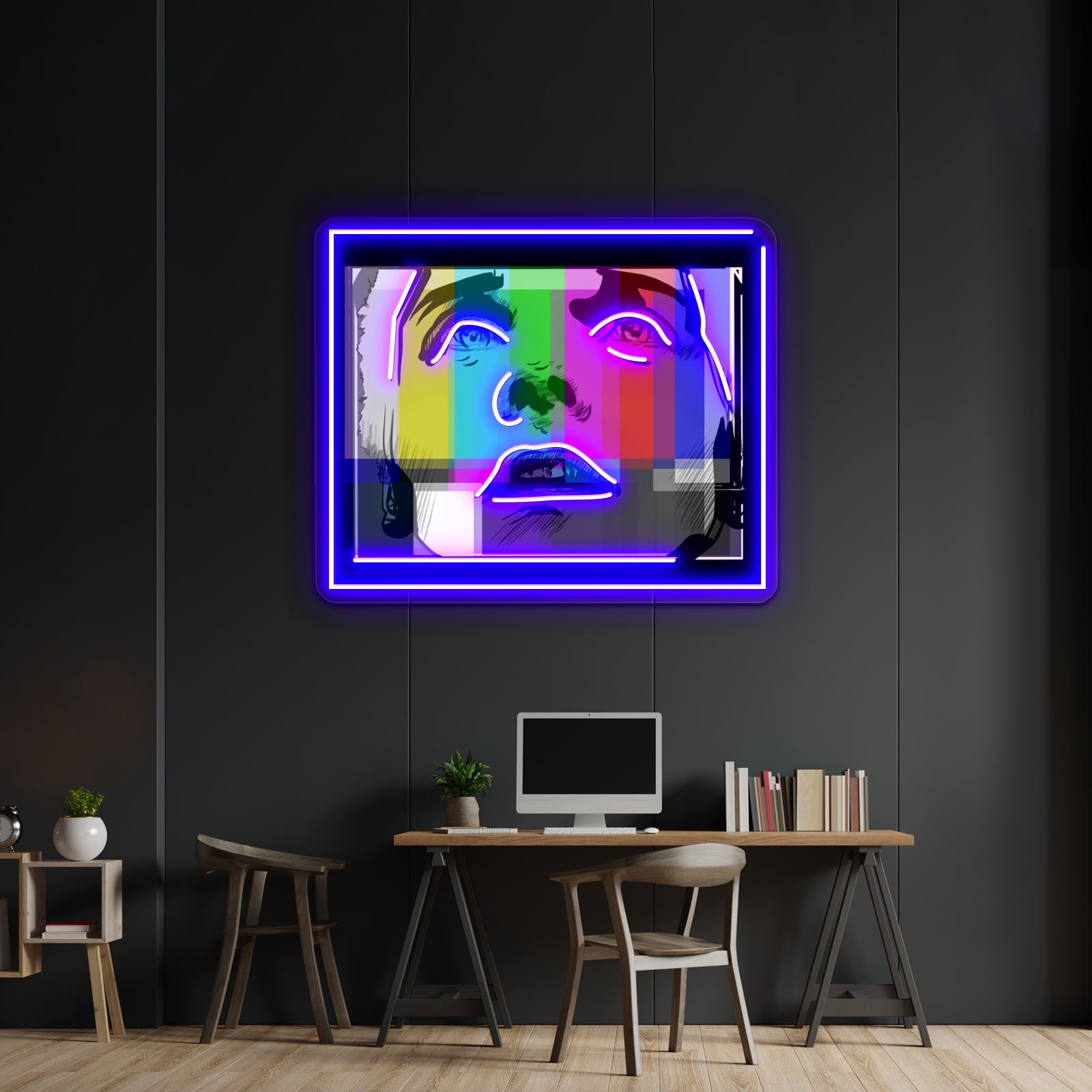 Glitch Pop Artwork Neon Led Signs