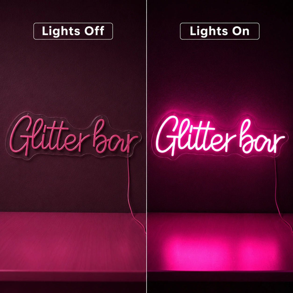 Glitter Bar LED Neon Sign - Shineneon