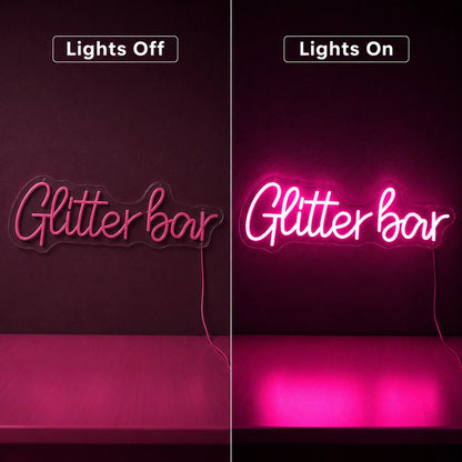 Glitter Bar LED Neon Sign - Shineneon
