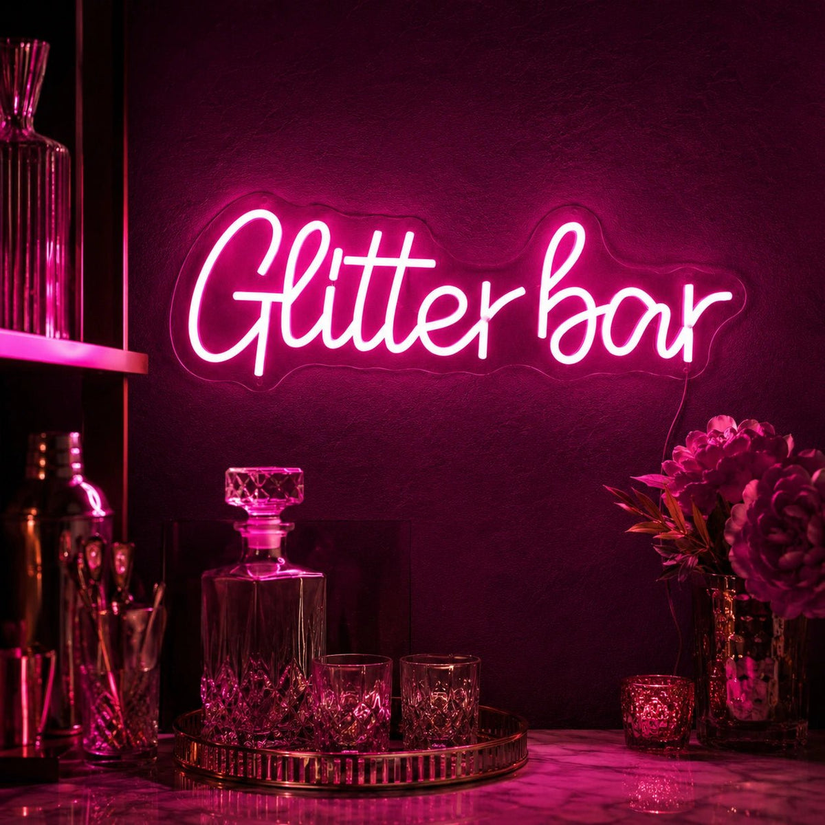 Glitter Bar LED Neon Sign - Shineneon