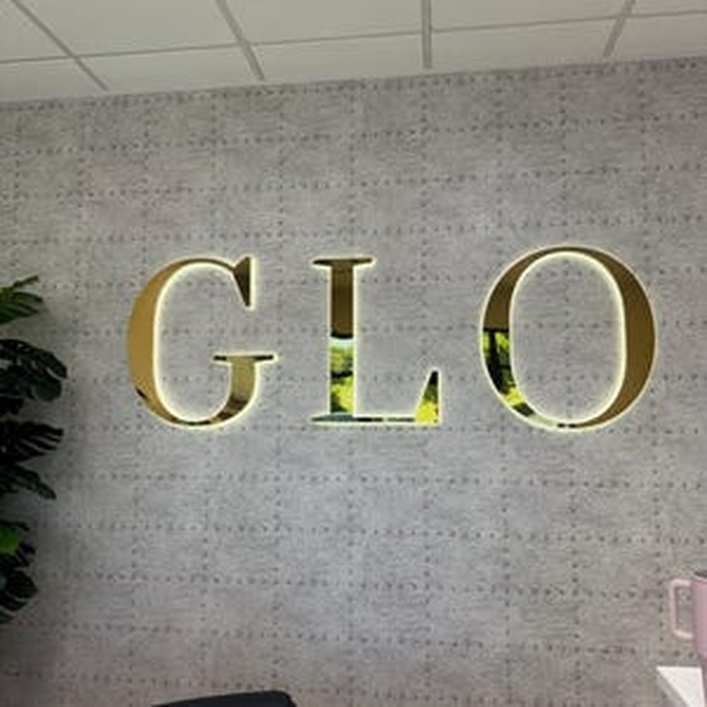 Glo 3D Backlit Channel Letters Led Light Sign - Shineneon