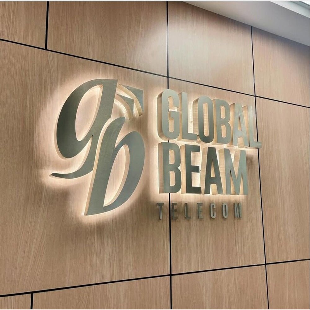 Global Beam Telecom Gb 3D Backlit Channel Letters Led Light Sign - Shineneon