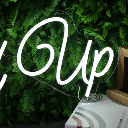 Glod Up White Led Neon Sign - Shineneon