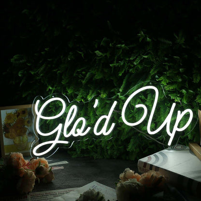 Glod Up White Led Neon Sign - Shineneon