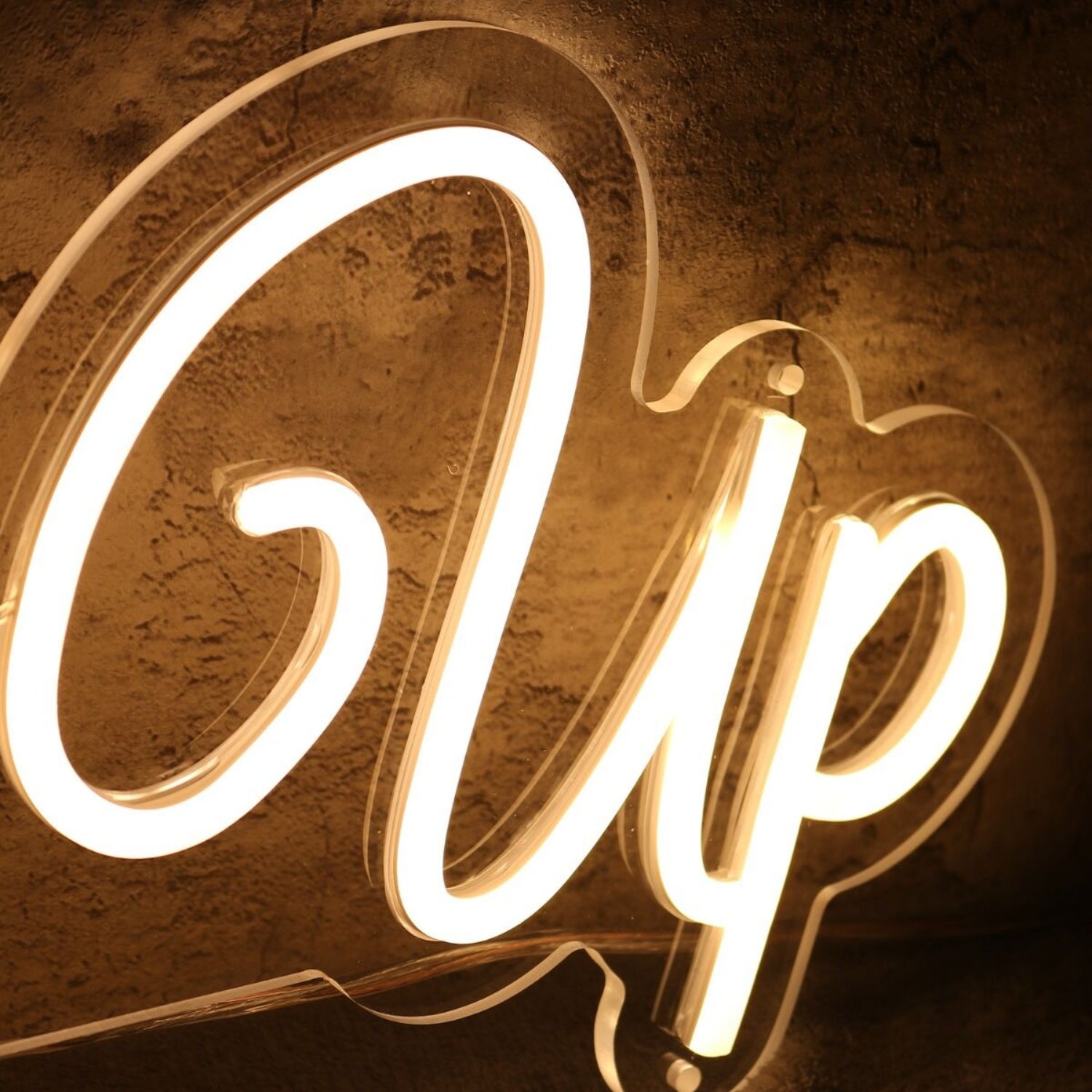 Glod Up Yellow Led Neon Sign - Shineneon