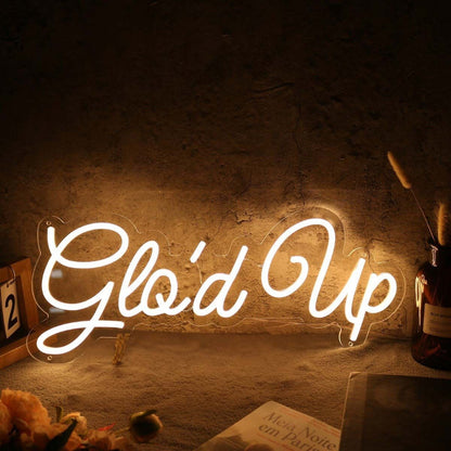 Glod Up Yellow Led Neon Sign - Shineneon