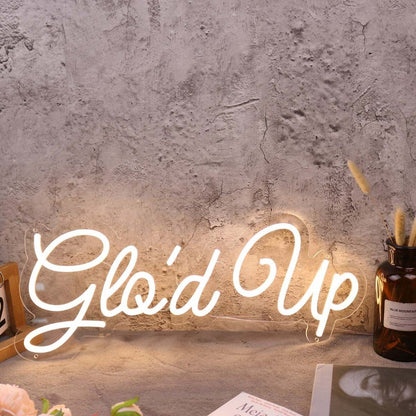 Glod Up Yellow Led Neon Sign - Shineneon