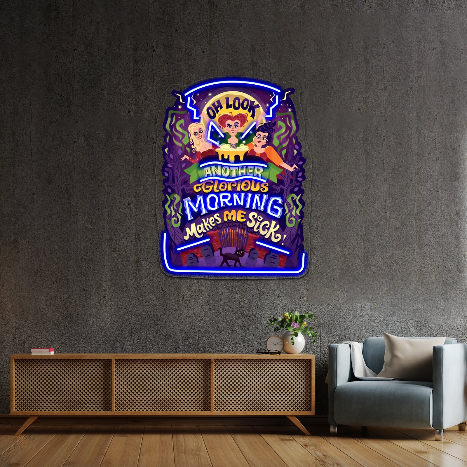 Glorious Morning Artwork Neon Led Signs - LED neon sign view 5