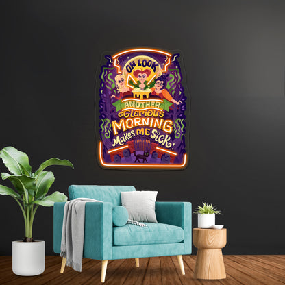 Glorious Morning Artwork Neon Led Signs - LED neon sign view 6