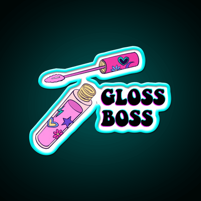 Gloss Boss Nail Salon Led Neon Sign Rgb Color - Shineneon