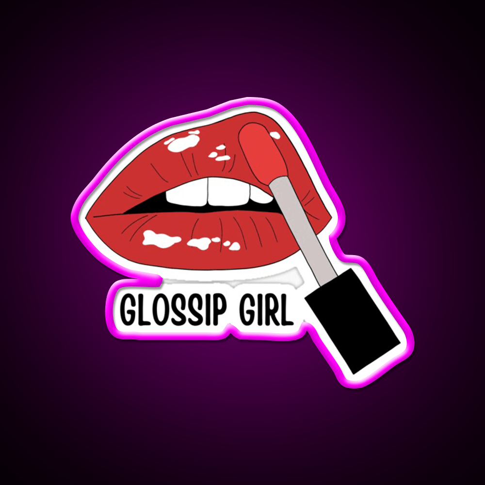 Glossip Girl Nail Salon Led Neon Sign Rgb Color - Shineneon