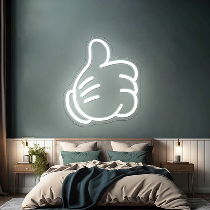Glove Thumbs Up Wall Art For Kids Led Neon Signs - Shineneon