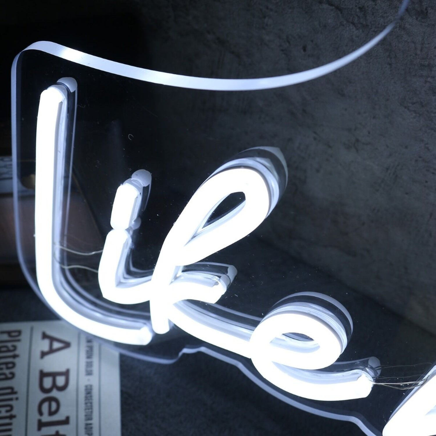 Glow Like Never Before White Neon Sign | Shineneon
