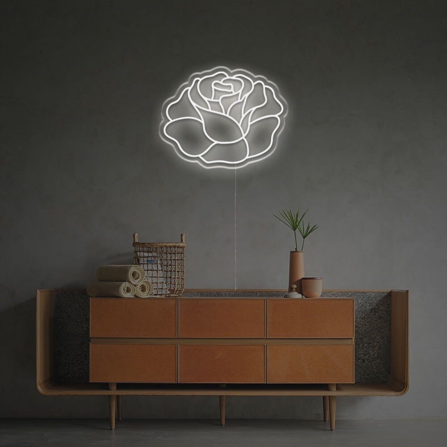 Glow Of Wonderful Rose Led Neon Sign | Shineneon