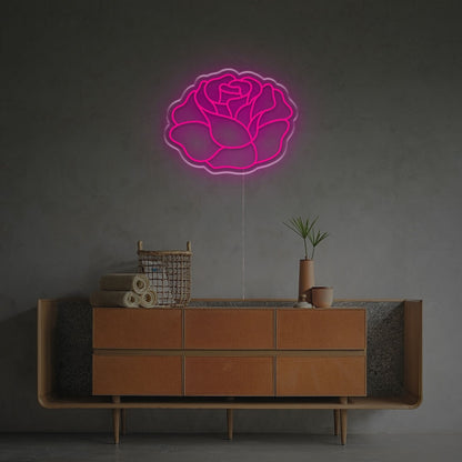 Glow Of Wonderful Rose Led Neon Sign | Shineneon
