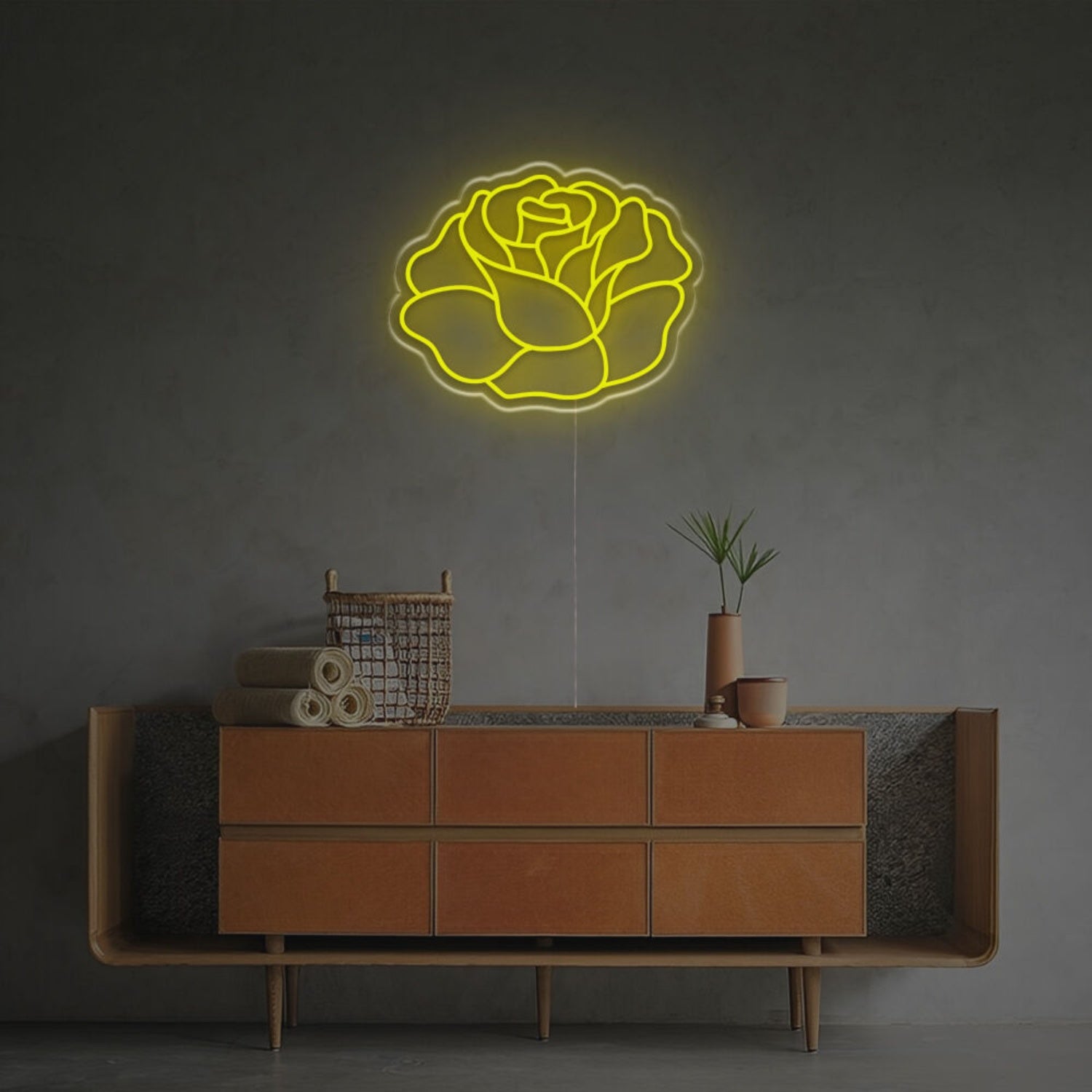 Glow Of Wonderful Rose Led Neon Sign | Shineneon
