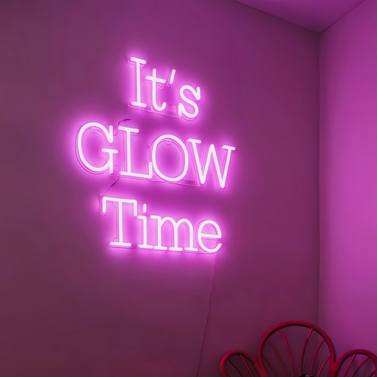 Glow Time Illuminate Your Space With Radiant Vibes | Shineneon