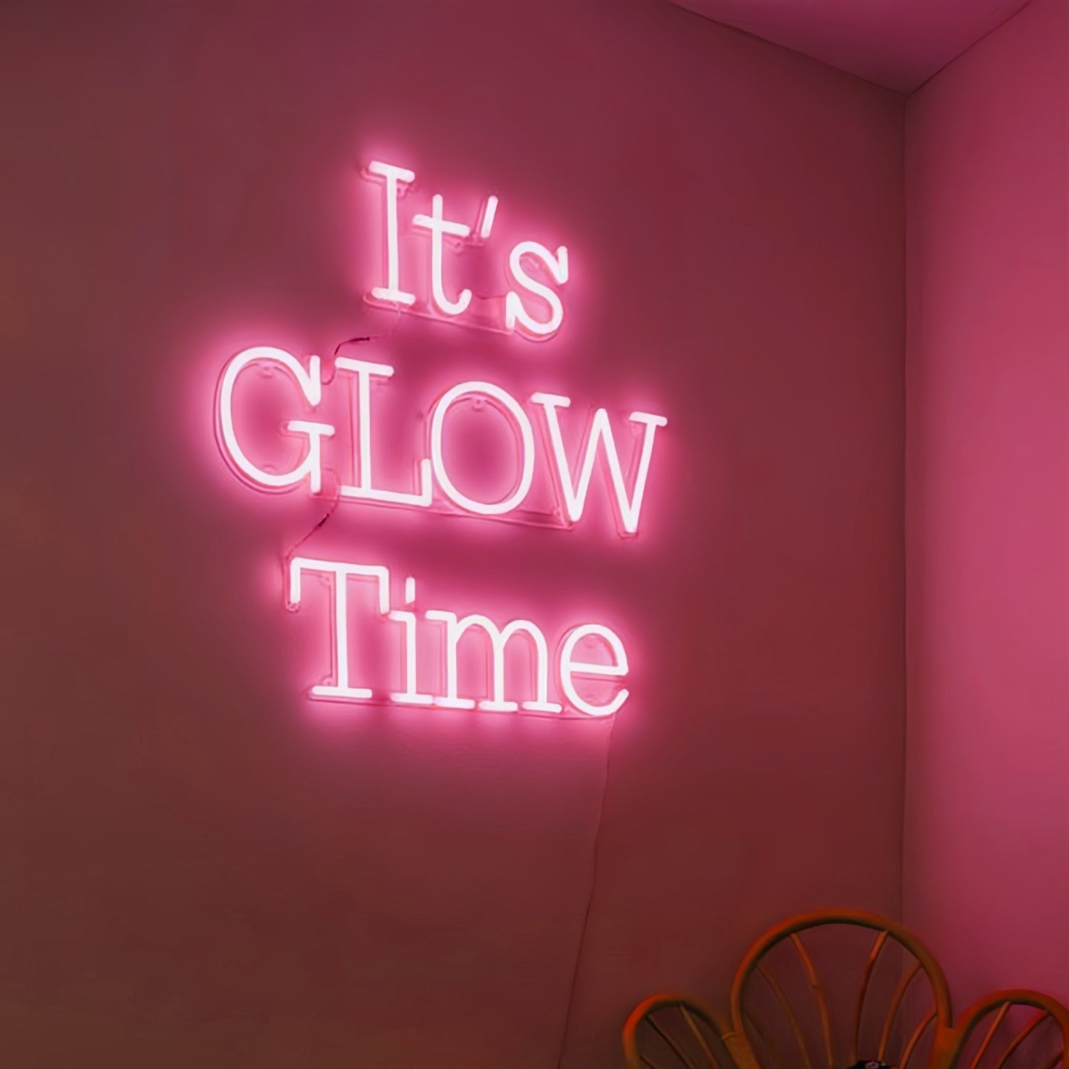 Glow Time Illuminate Your Space With Radiant Vibes | Shineneon