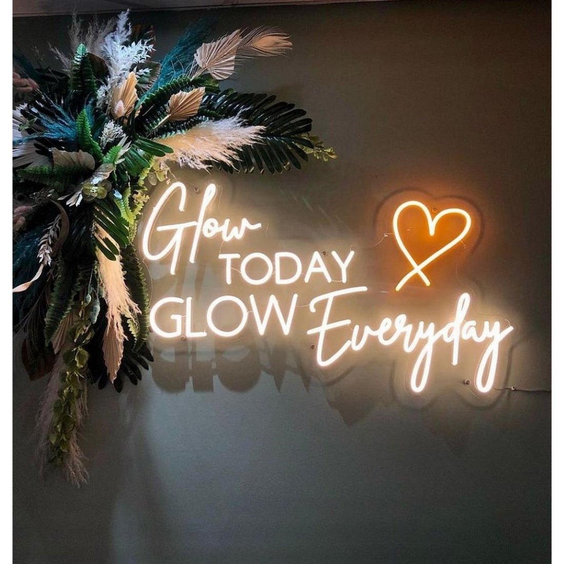 Glow Today Glow Everyday Led Sign Business Neon Sign - Shineneon