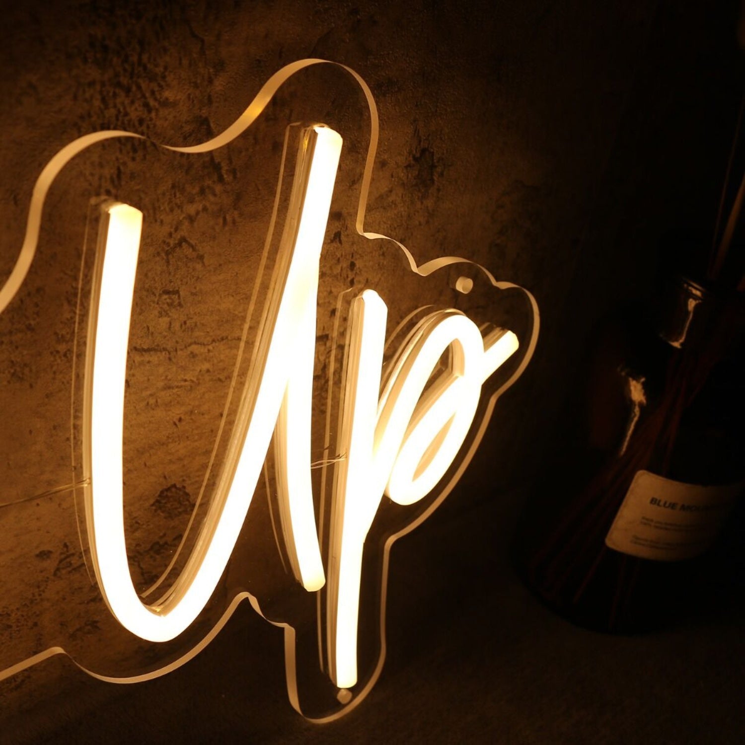 Glow Up Yellow Led Neon Sign - Shineneon