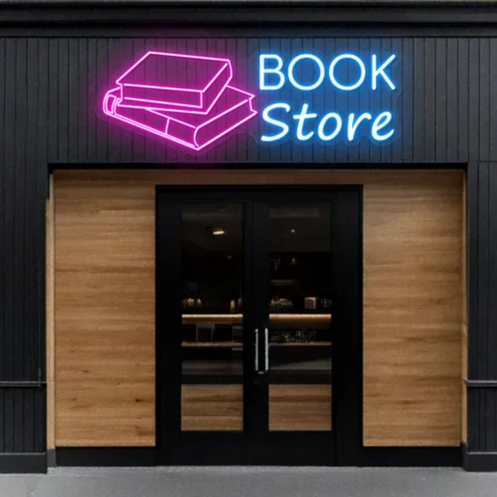 Glowing Book Store Led Neon Sign | Shineneon