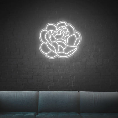 Glowing Green Floral Led Neon Sign For Home Cafe Bar Decor | Shineneon