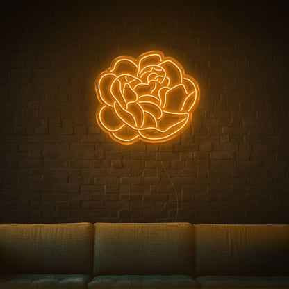 Glowing Green Floral Led Neon Sign For Home Cafe Bar Decor | Shineneon