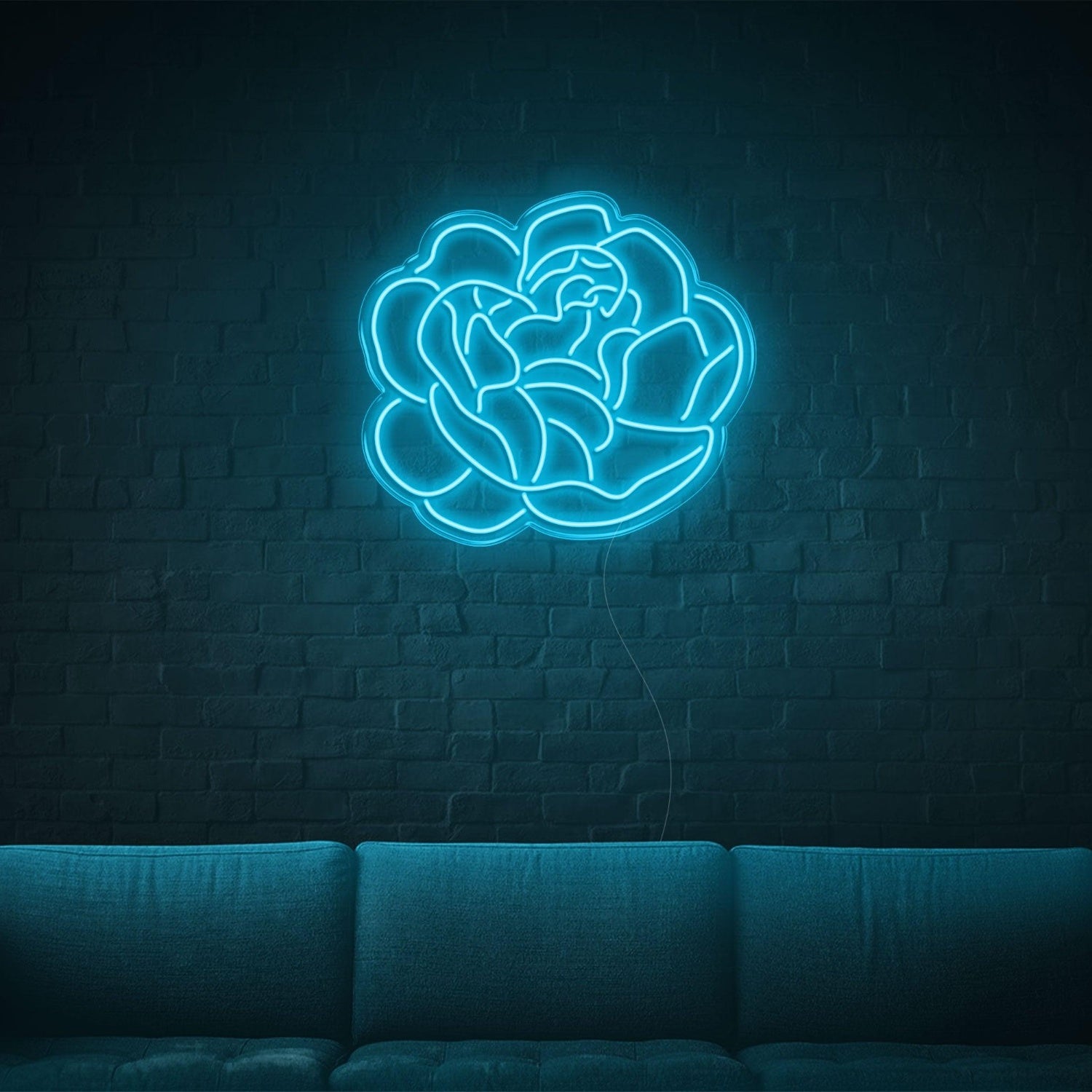 Glowing Green Floral Led Neon Sign For Home Cafe Bar Decor | Shineneon