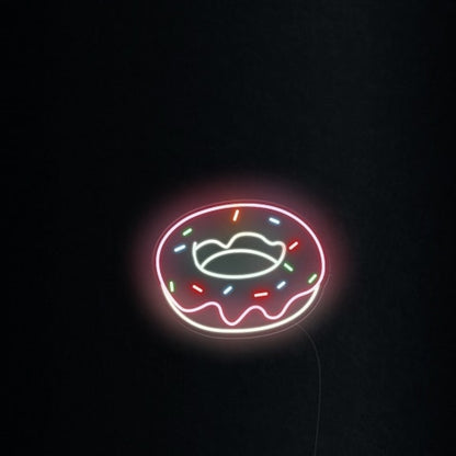 Glowing Sweet Donut Led Neon Sign Wall Art | Shineneon
