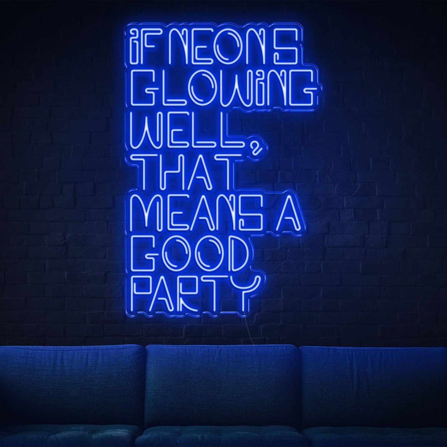 Glowing White Led Neon Sign For Vibrant Party Decor | Shineneon