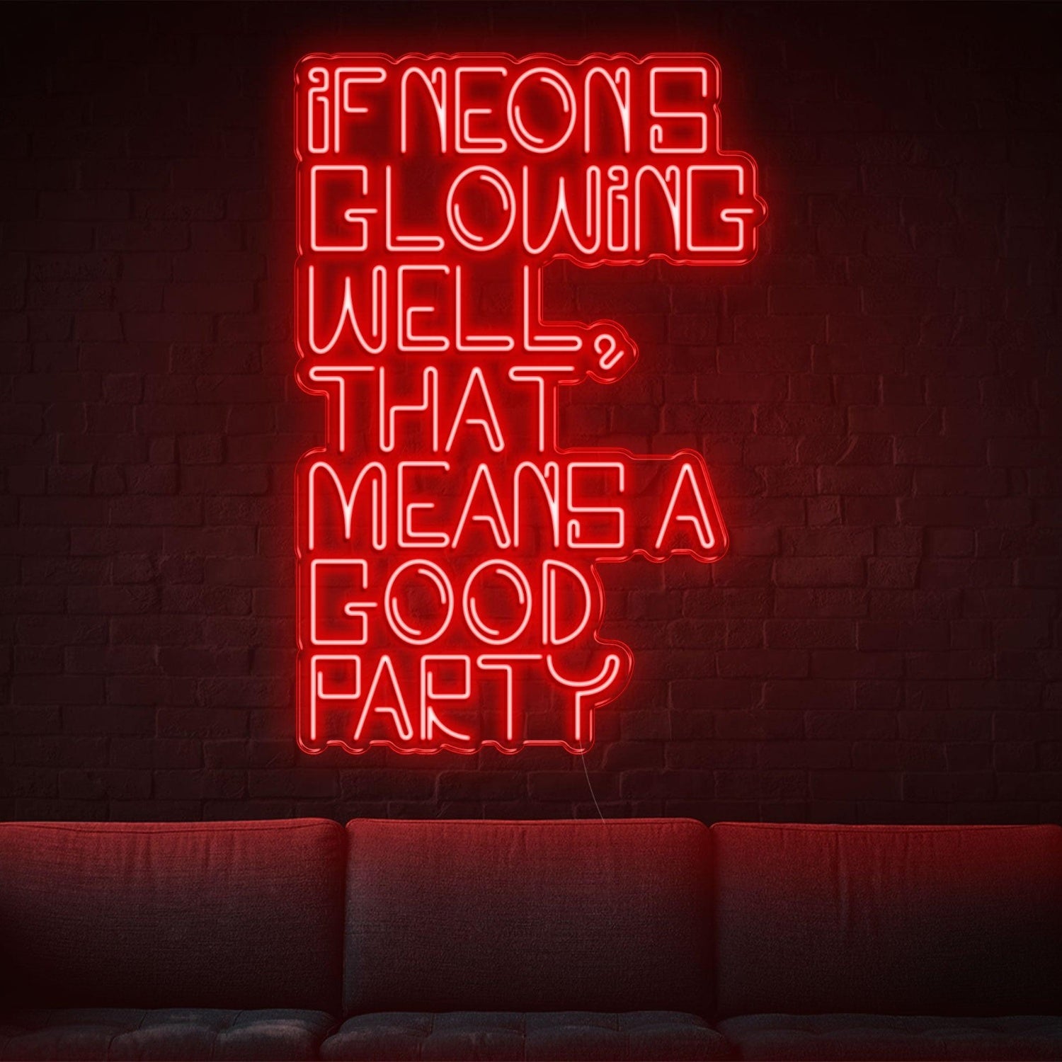 Glowing White Led Neon Sign For Vibrant Party Decor | Shineneon