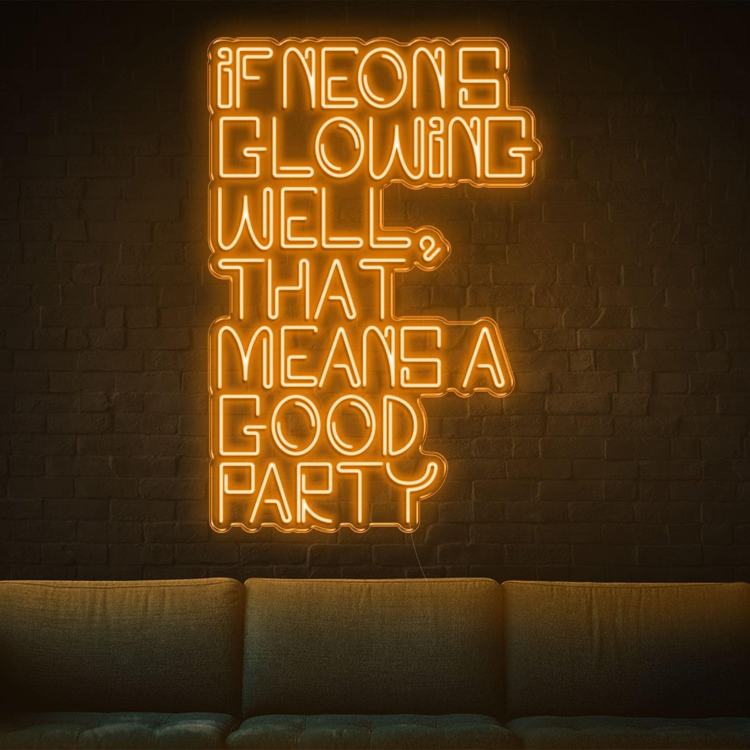 Glowing White Led Neon Sign For Vibrant Party Decor | Shineneon