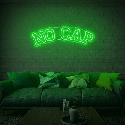 Glowing White No Cap Led Neon Sign For Modern Home Wall Decor | Shineneon