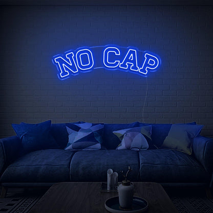 Glowing White No Cap Led Neon Sign For Modern Home Wall Decor | Shineneon