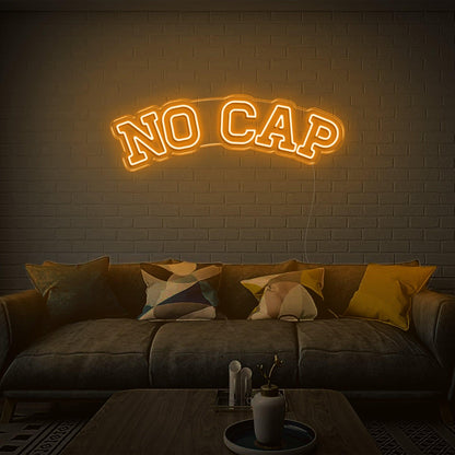 Glowing White No Cap Led Neon Sign For Modern Home Wall Decor | Shineneon
