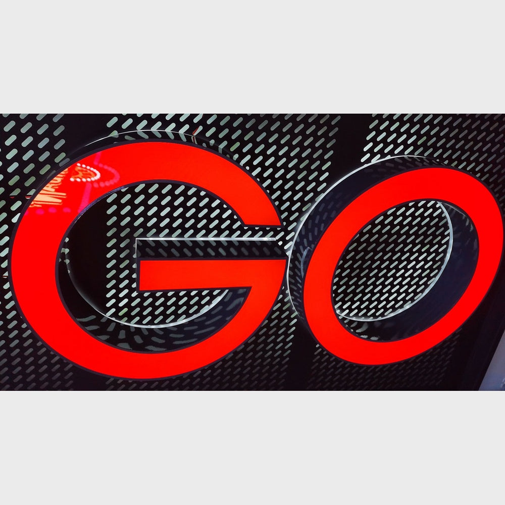 Go 3D Frontlit Channel Letters Led Light Sign