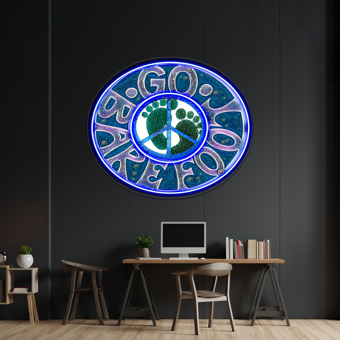 Go Barefoot Wall Artwork Neon Signs