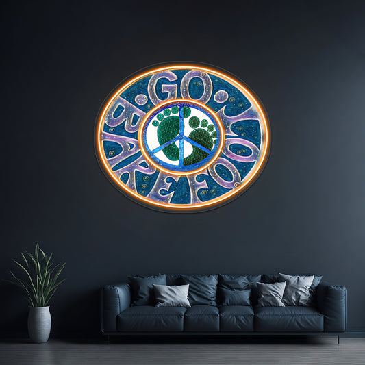 Go Barefoot Wall Artwork Neon Signs