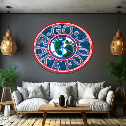 Go Barefoot Wall Artwork Neon Signs