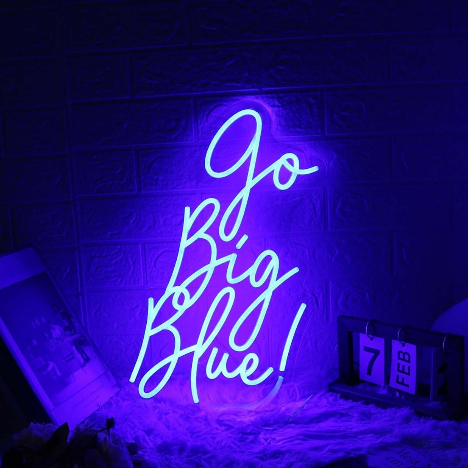 Go Big Blue Custom Led Neon Sign | Shineneon
