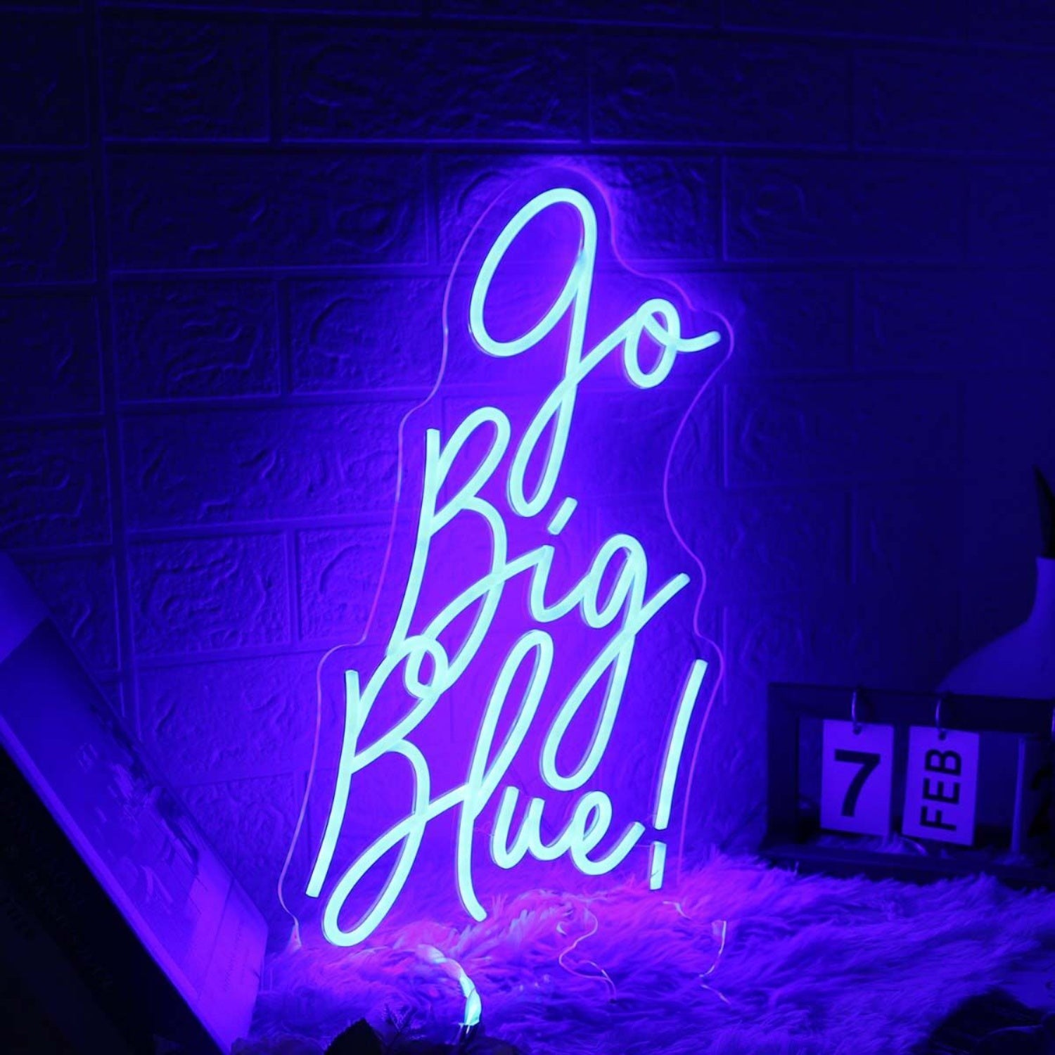 Go Big Blue Custom Led Neon Sign | Shineneon