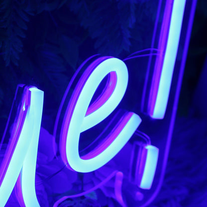 Go Blue Custom Led Neon Sign - Shineneon