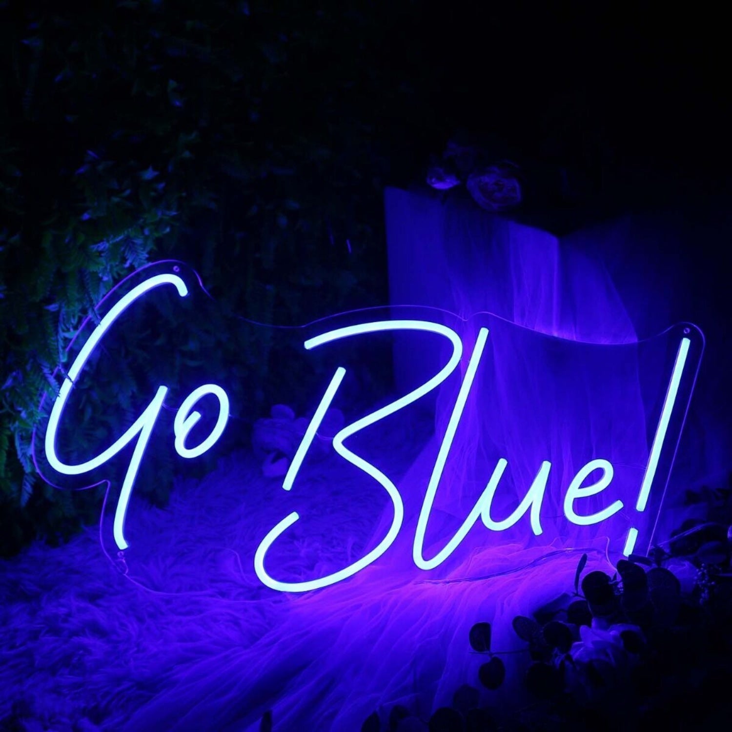 Go Blue Custom Led Neon Sign - Shineneon