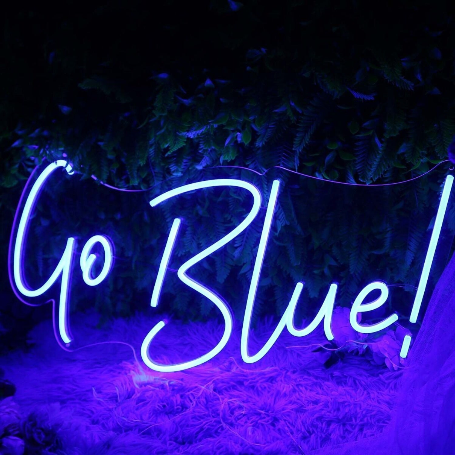 Go Blue Custom Led Neon Sign - Shineneon