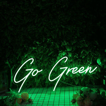 Go Green Custom Led Neon Sign - Shineneon